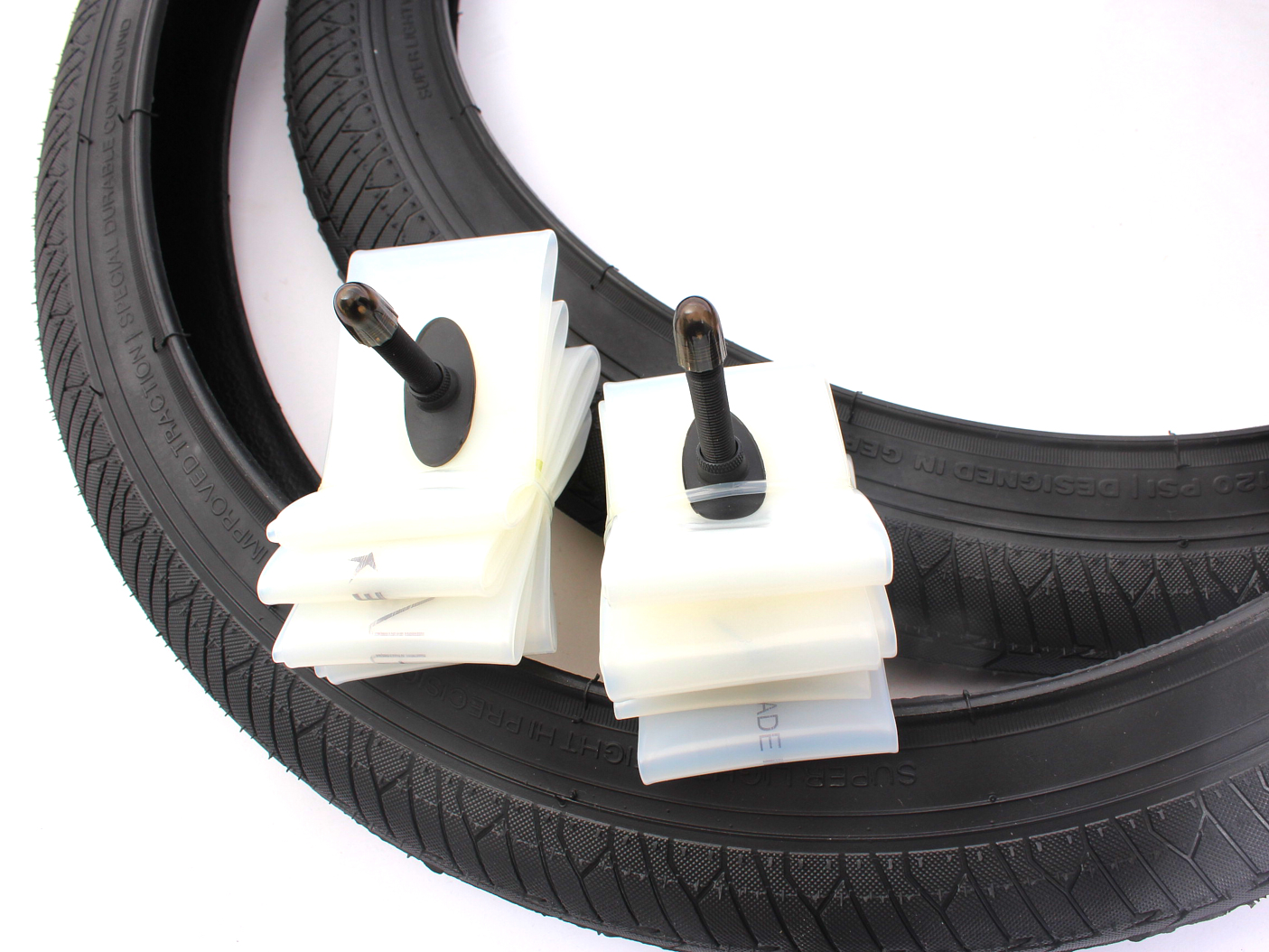 BMX tires 2x MAC2+ wire black + 2x Schwalbe Aerothan tube