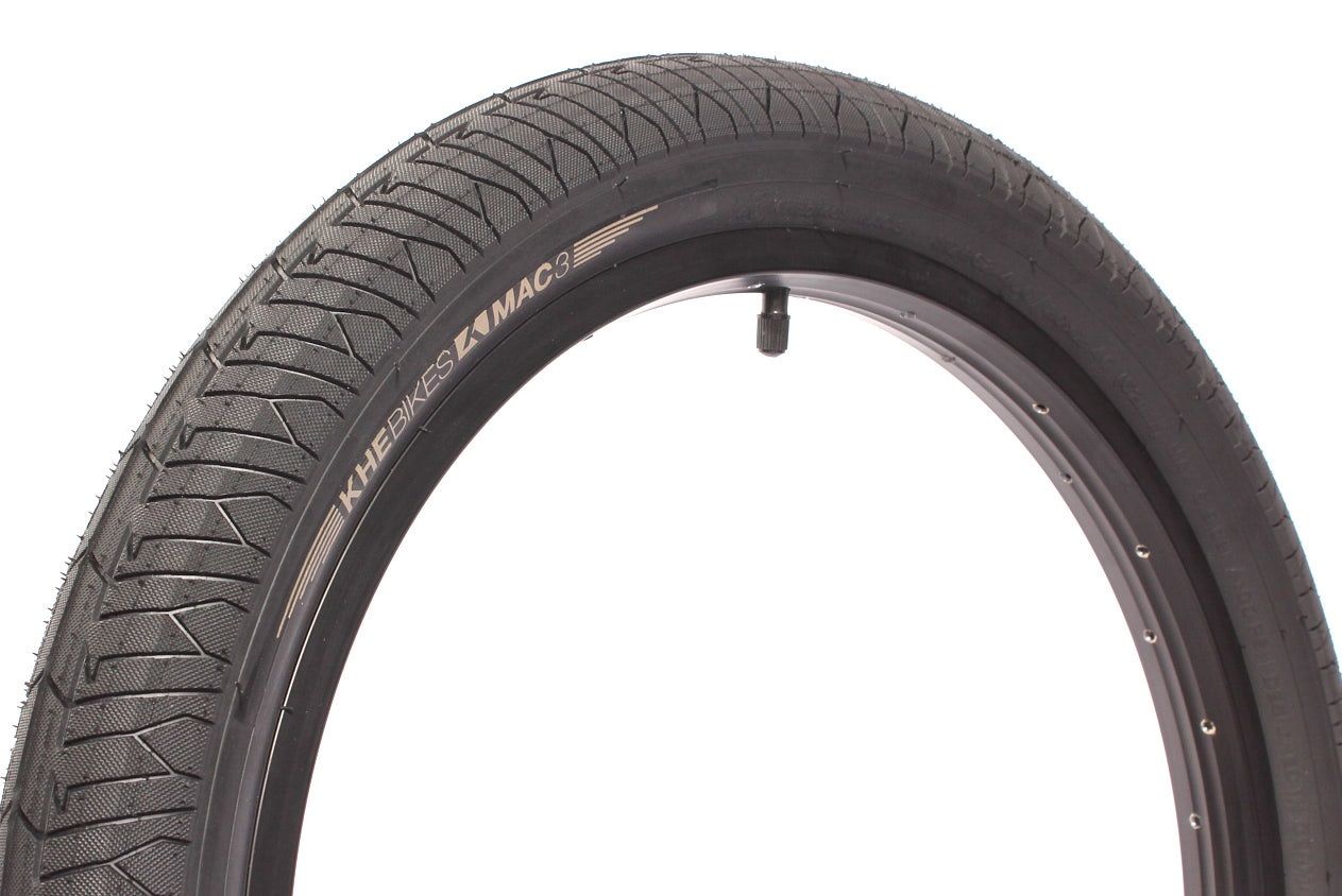 BMX tire set KHE MAC3 20 inch x 2.40 inch + AV inner tube