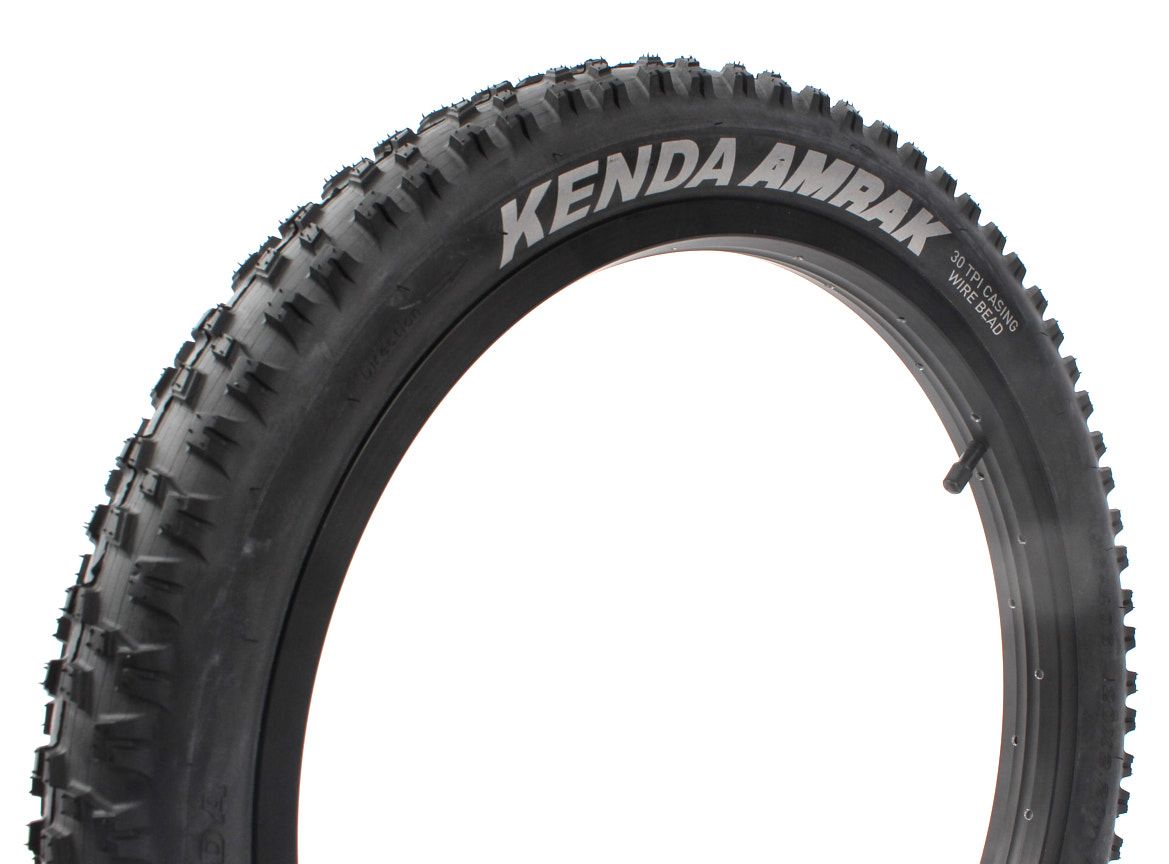 BMX tire set KENDA AMRAK 20 inch x 2.20 inch black + AV inner tube