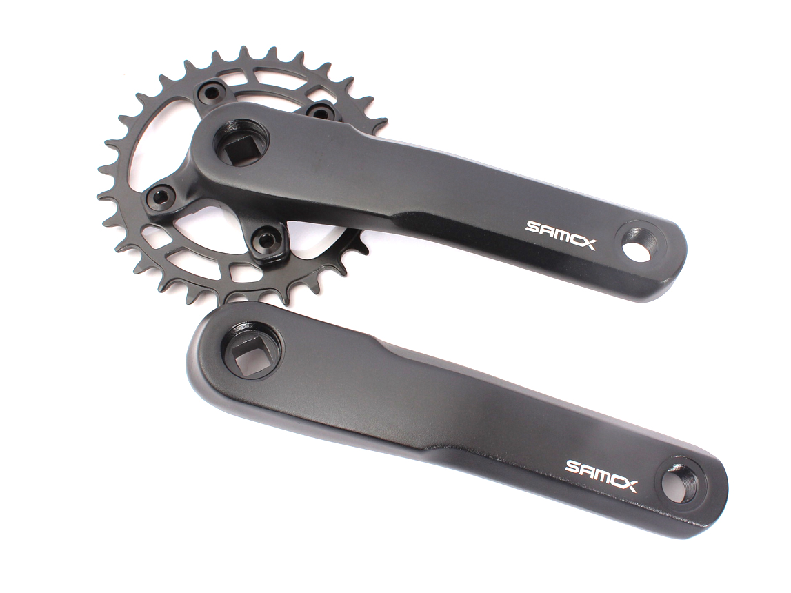 MTB Kurbel-SAMOX Kurbelgarnitur 1-fach 165mm