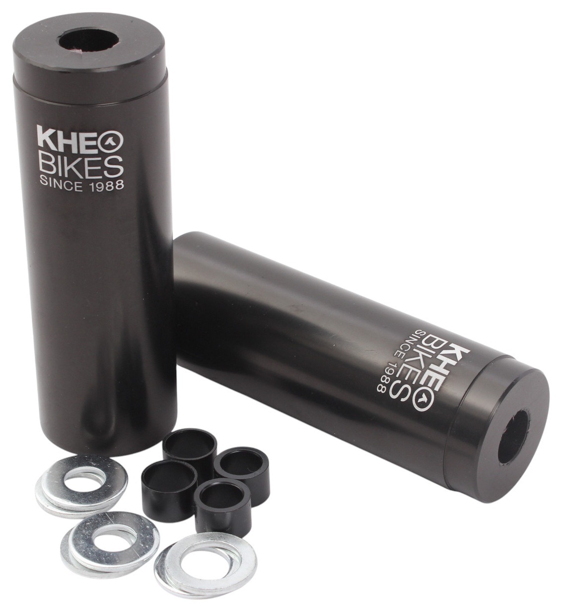 BMX pegs KHE LASER CNC 1 pair suitable for 10 mm, 12 mm & 14 mm axles