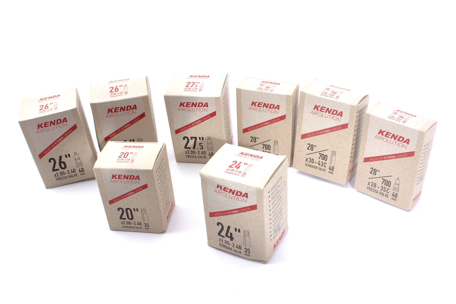 Fahrradschlauch KENDA Airolution 26 x 2,00 - 2,40 Zoll FV