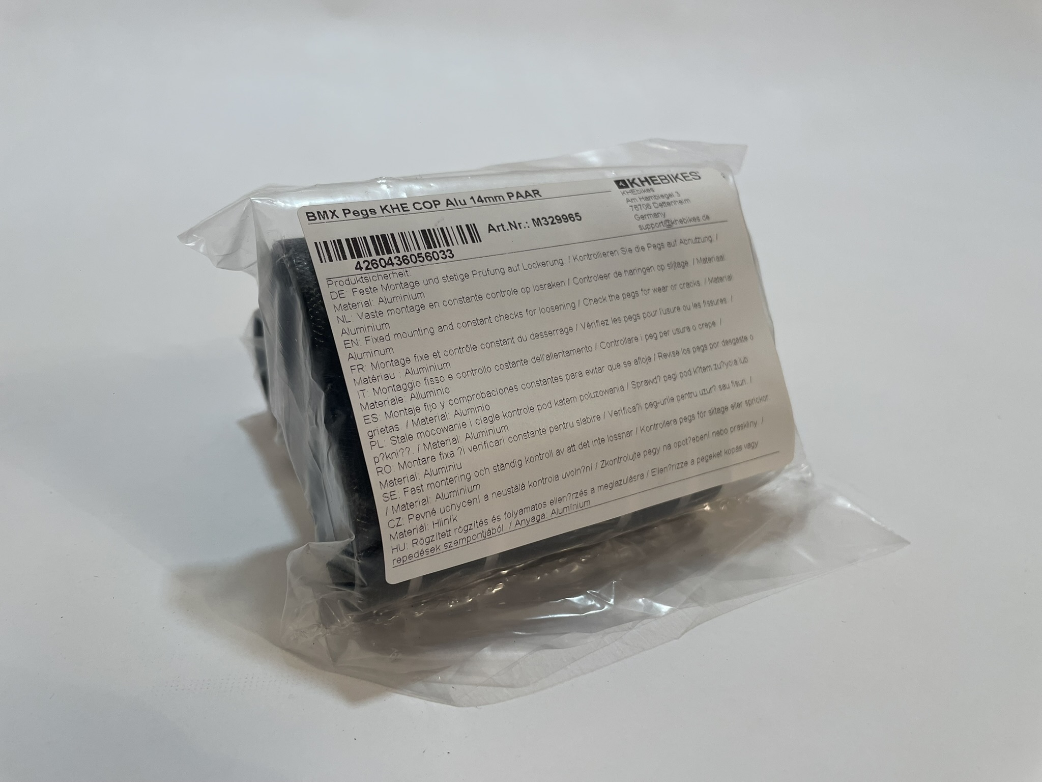 BMX Pegs KHE COP Alu 14mm PAIR