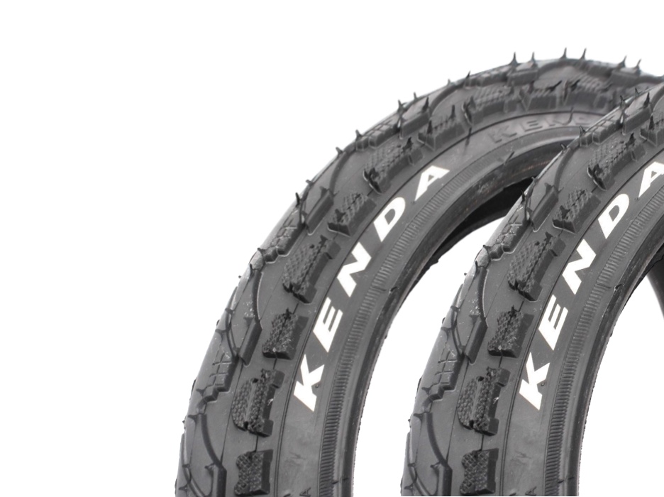 BMX tire set KHE UNITED 16 inch x 2.125 inch black + AV inner tube