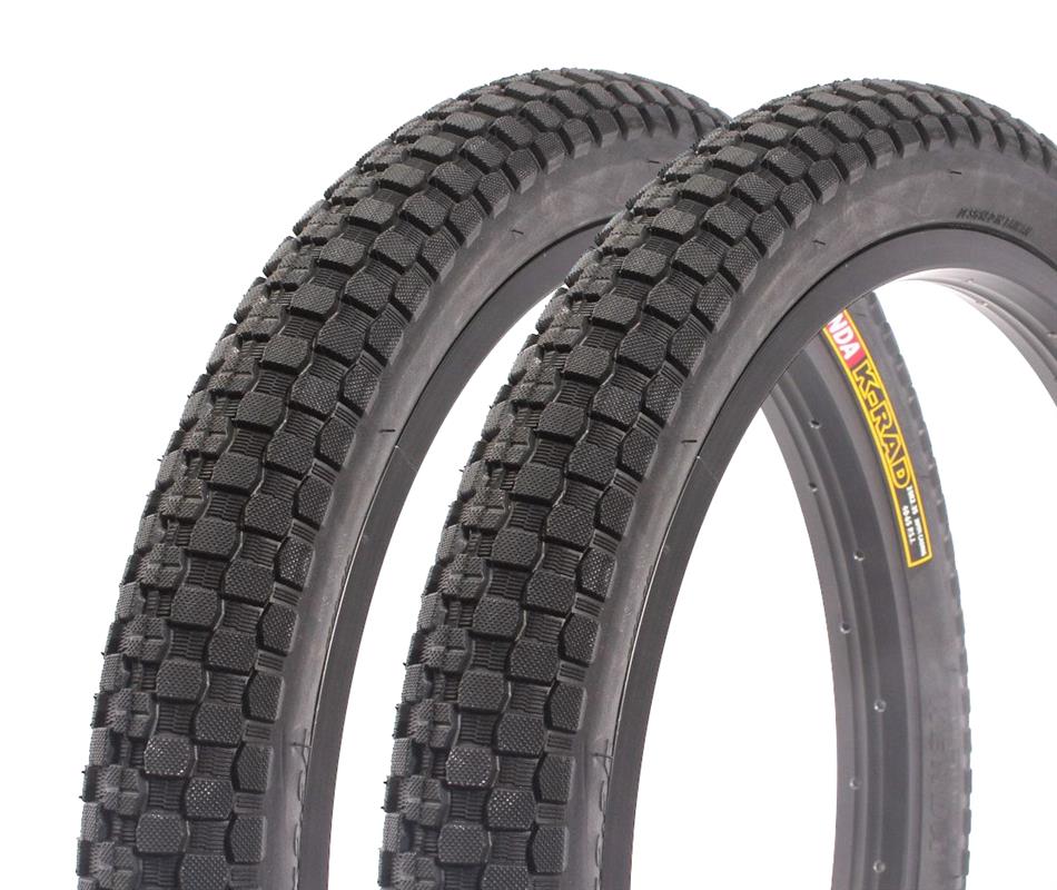 BMX tire set KENDA K-RAD 20 x 2.35 inch black