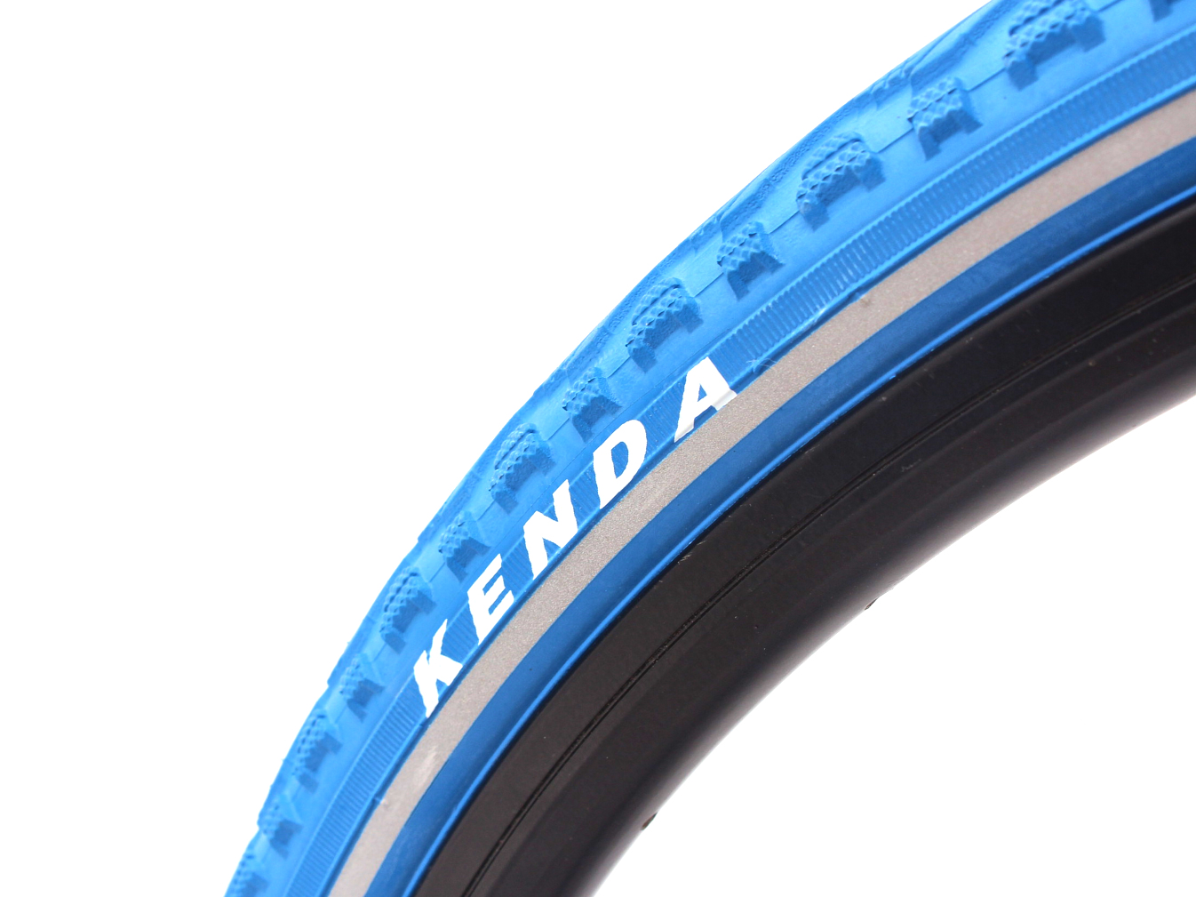 Khan Fixie road bike wire tire set KENDA 700 x 38C tire blue + FV inner tube