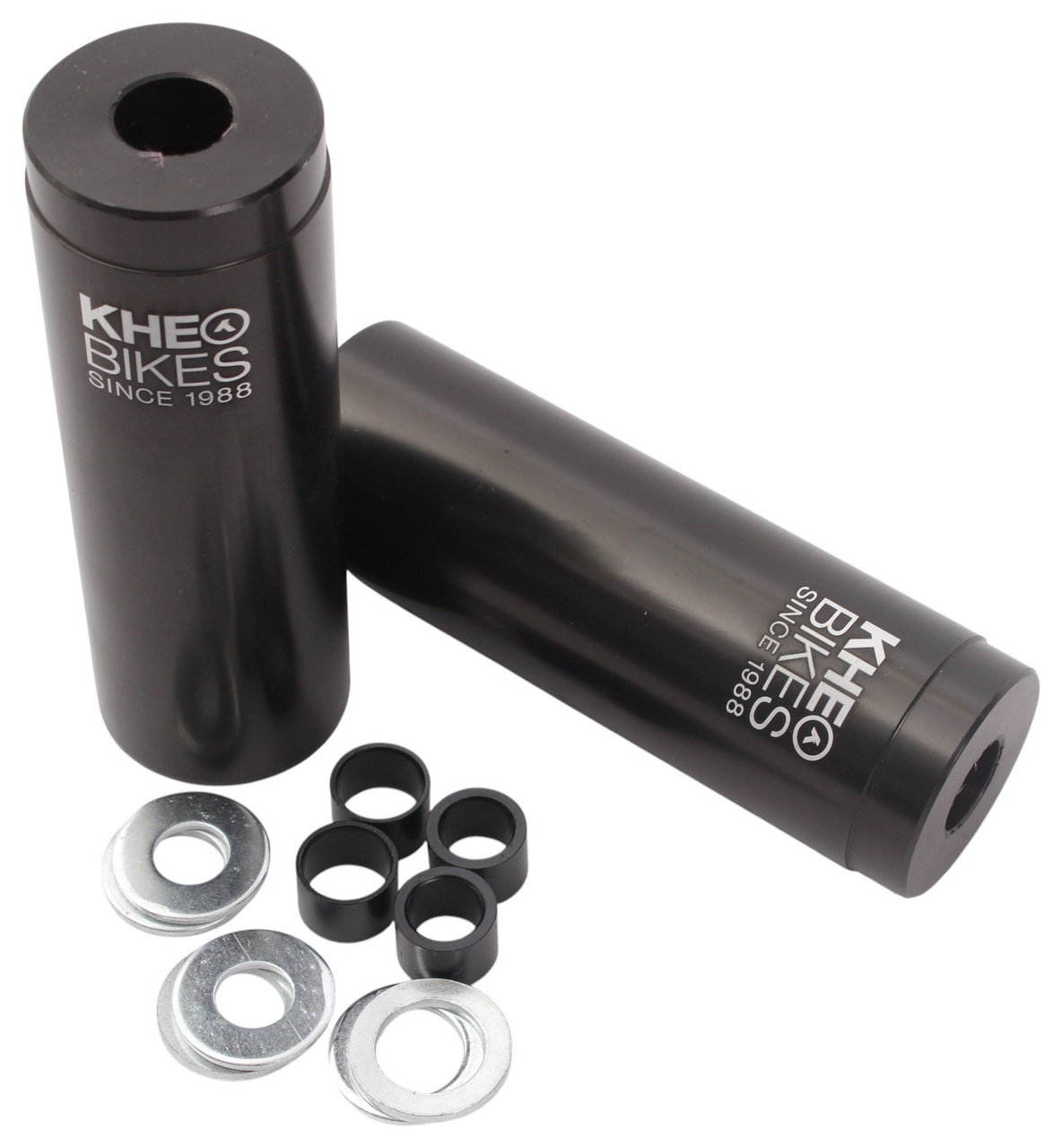 BMX pegs KHE LASER CNC 1 pair suitable for 10 mm, 12 mm & 14 mm axles