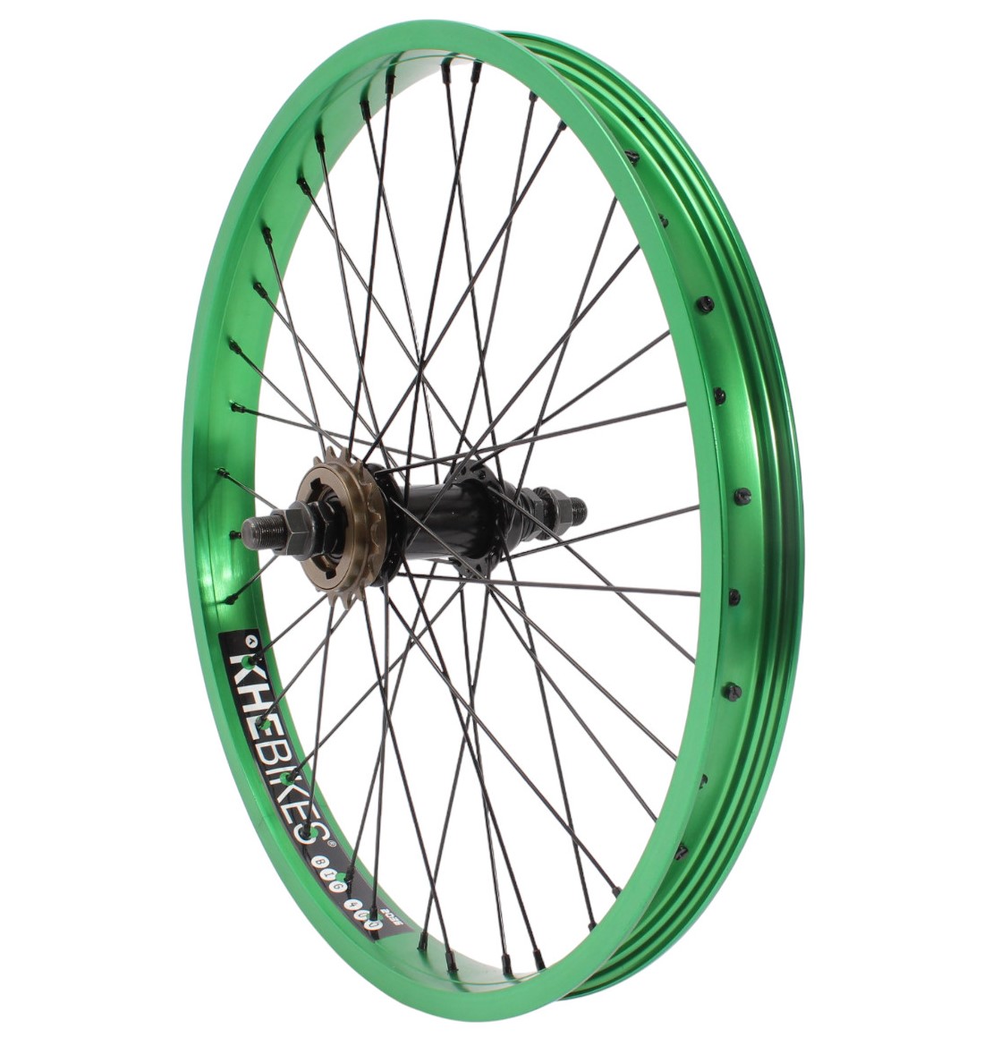 BMX Rear Wheel KHE PRISM 20 Inch Green