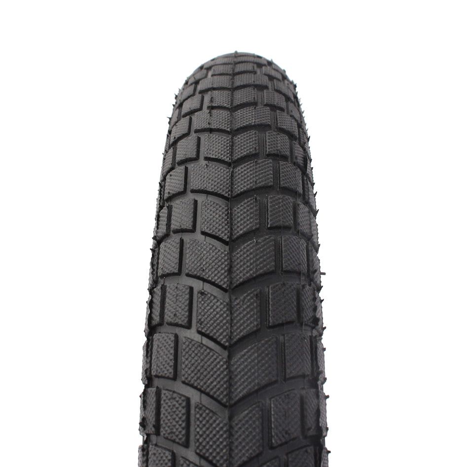 BMX tire set KHE UNITED 16 inch x 2.125 inch black + AV inner tube