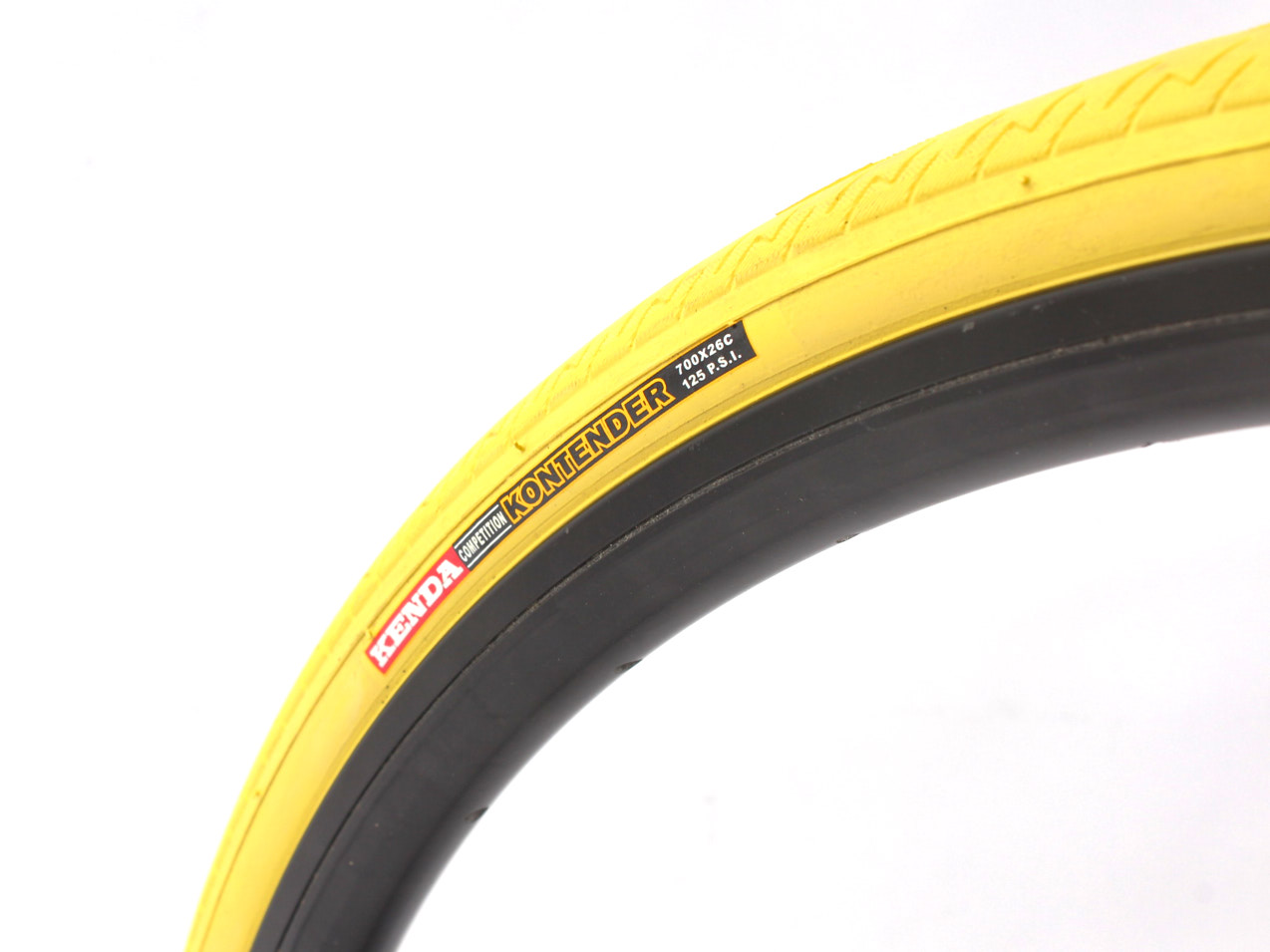 Bicycle tire set KENDA Kontender 28 inch / 700 x 26C + FV inner tube
