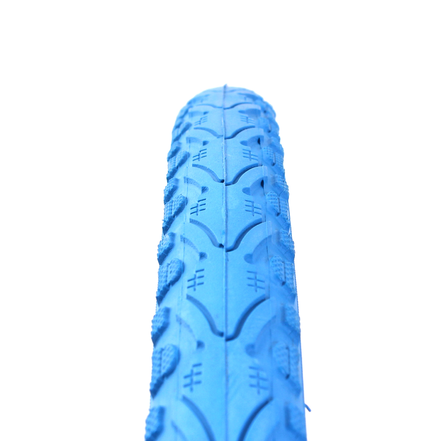 Khan Fixie road bike wire tire set KENDA 700 x 38C tire blue + FV inner tube