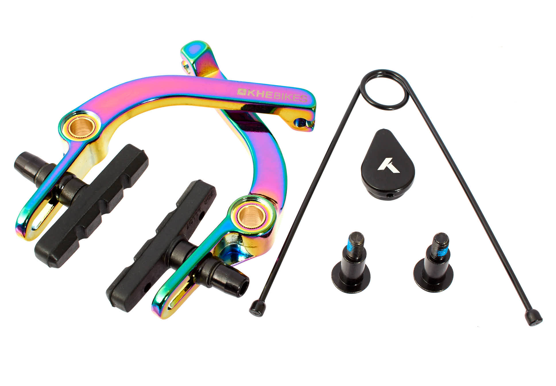 BMX U-Bremse hinten mit Spring Hanger Feder und 2 Schrauben BMX U-Bremse hinten mit Spring Hanger Feder und 2 Schrauben