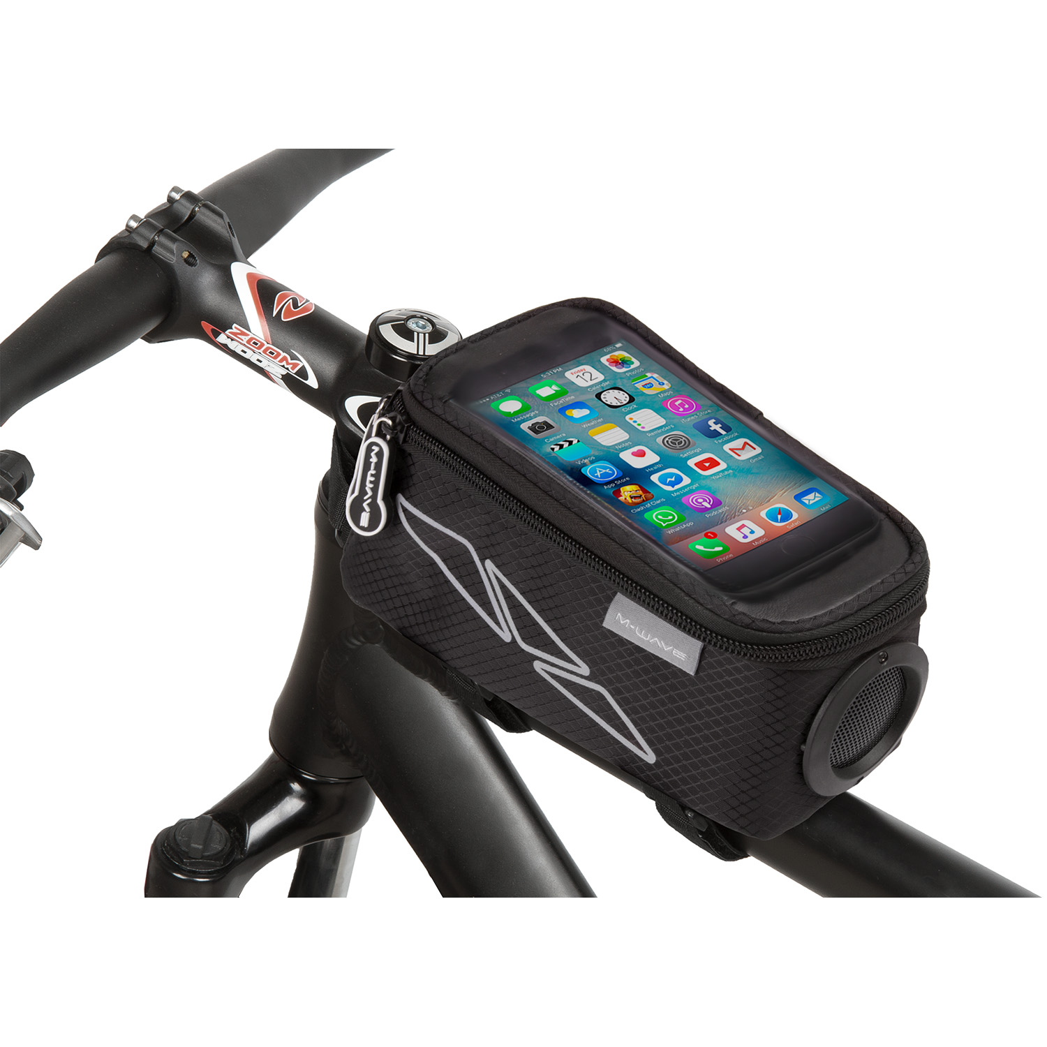 M-WAVE Rotterdam Top Sound Oberrohrtasche schwarz
