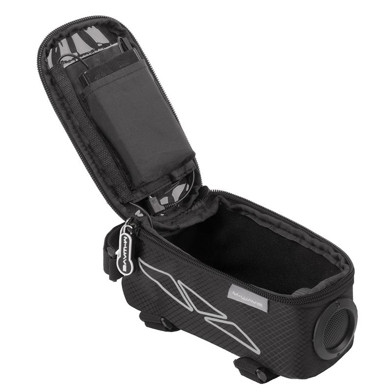 M-WAVE Rotterdam Top Sound Top Tube Bag black