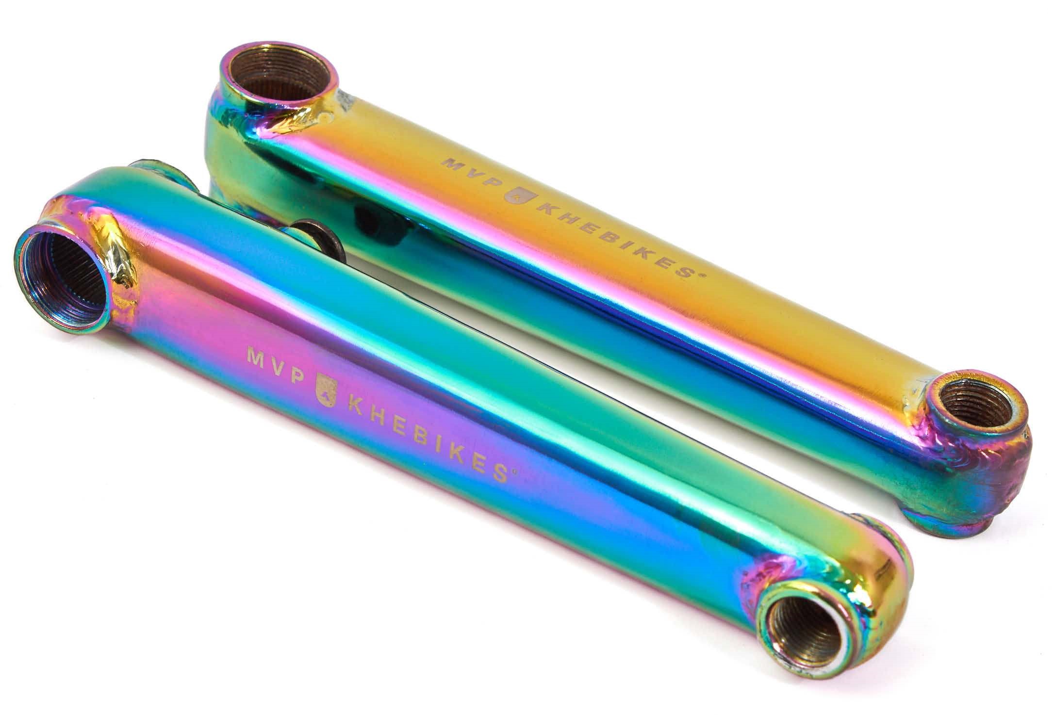 BMX Kurbelarme von MVP in Oil Slick Farbe