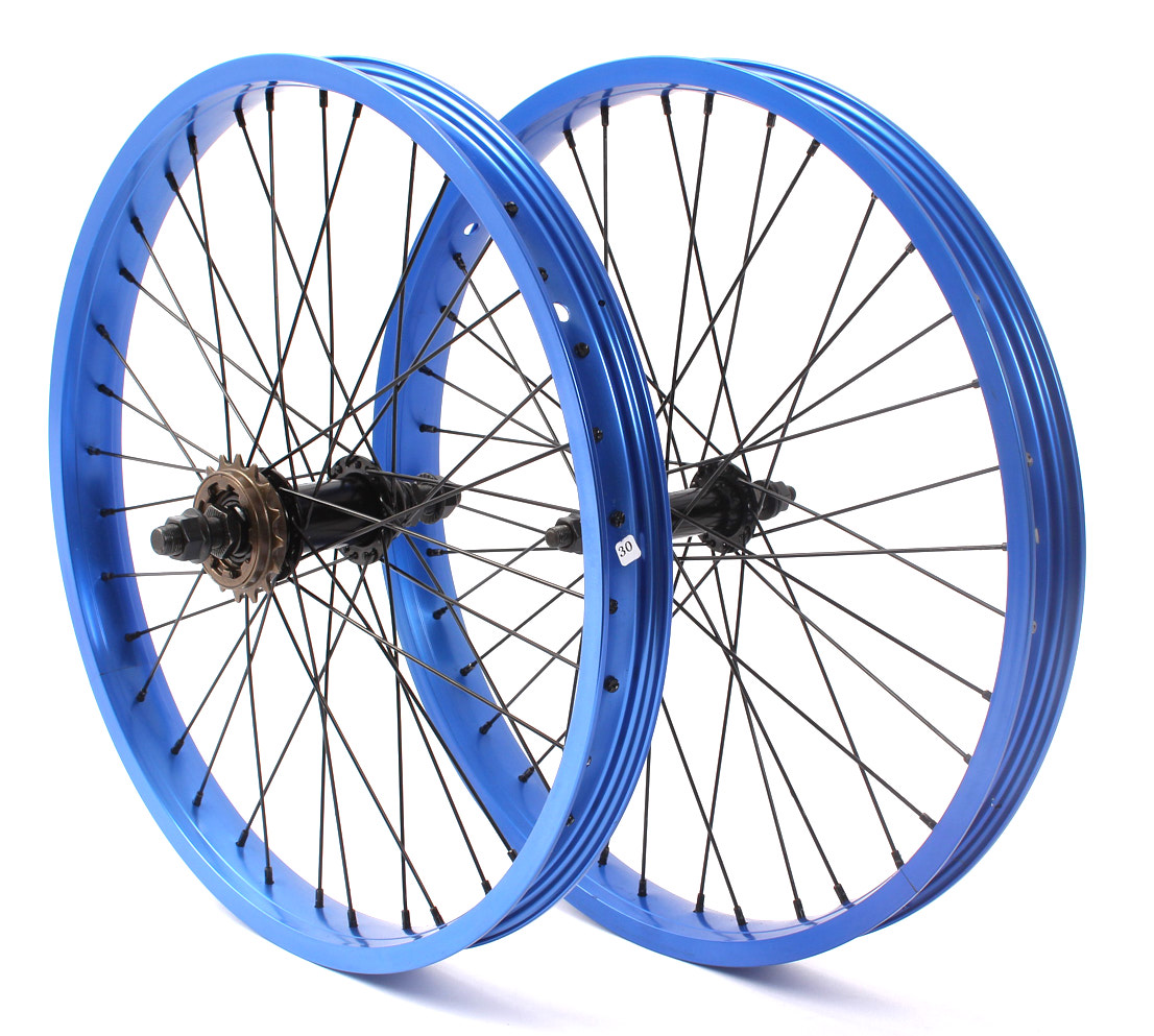 BMX Laufradsatz KHE PRISM 20 Zoll blau