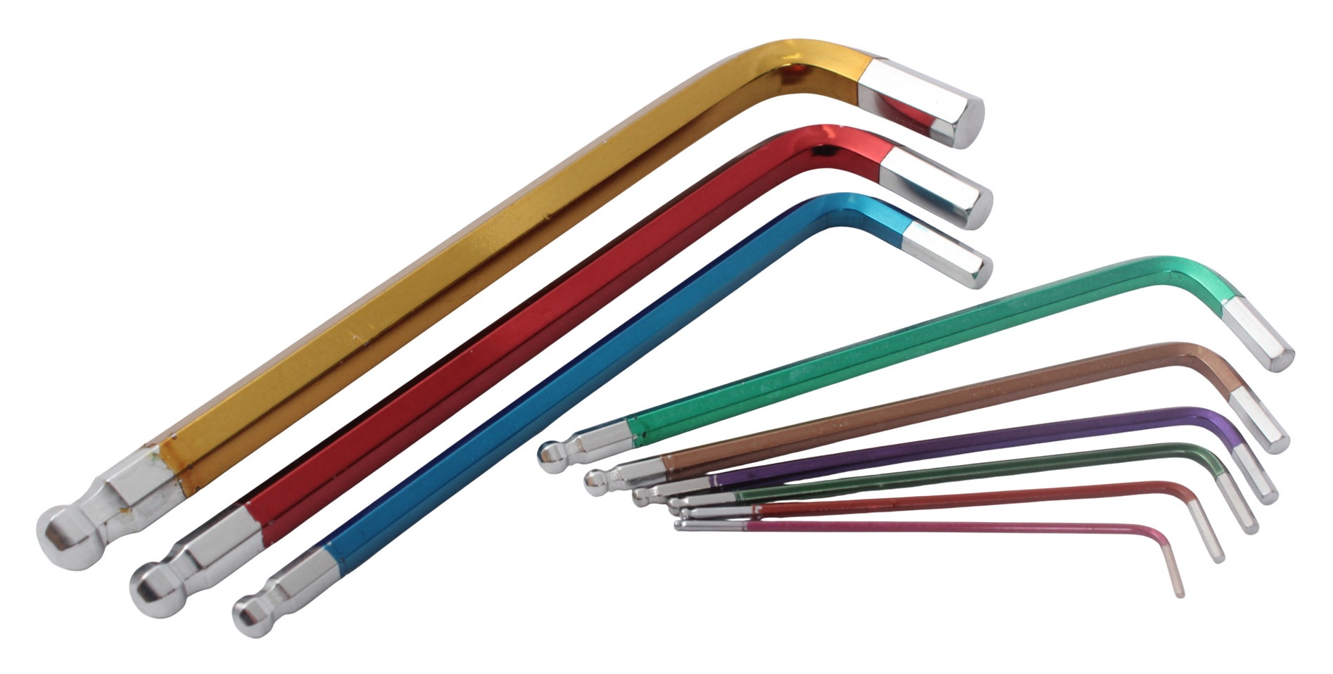 KHE 9-piece hex key set