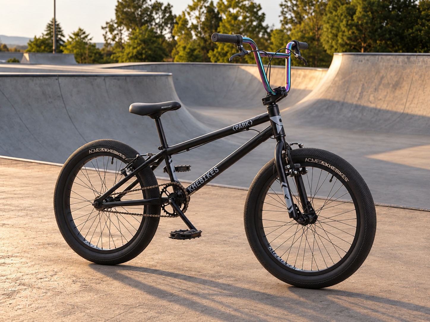 BMX bike KHE PARK 20 inch 24.5 lbs black