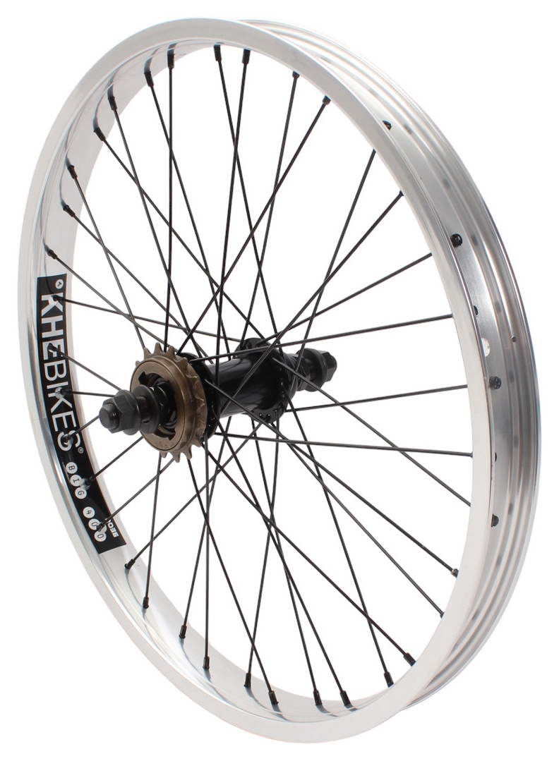 BMX rear wheel KHE PRISM 20 inch silver