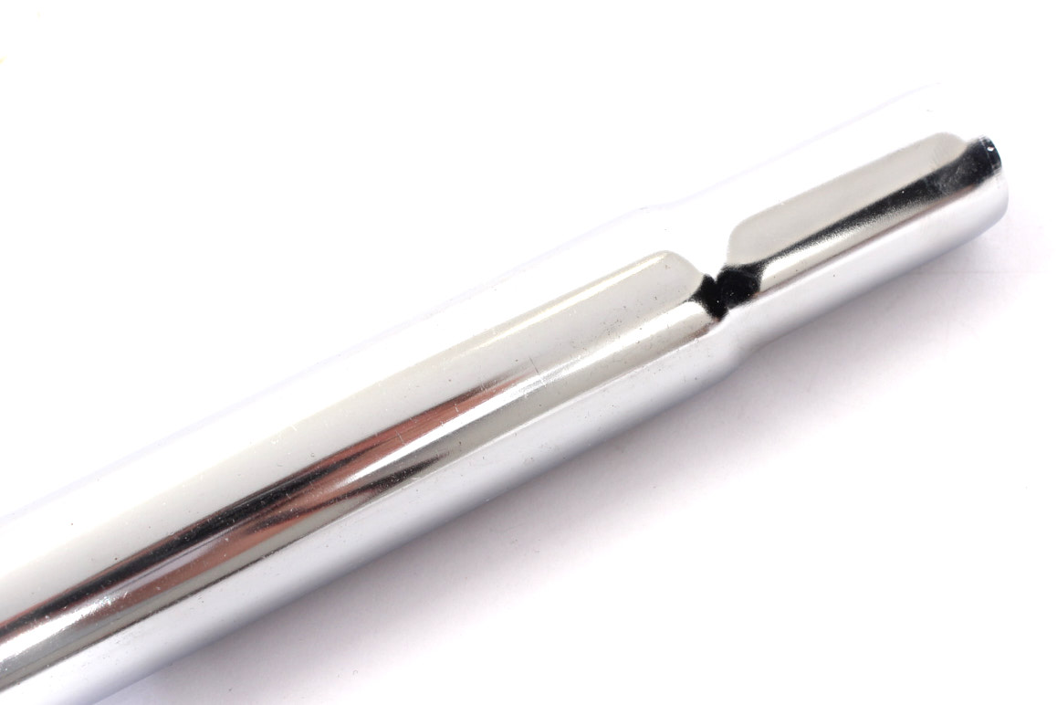 Nahaufnahme Sattelstangenende mit 25,4mm Durchmesser 