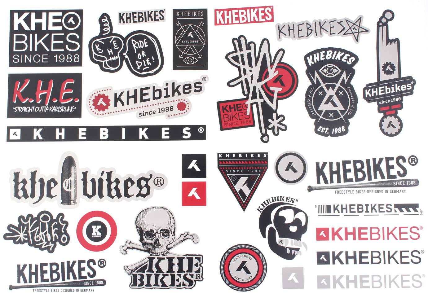 Aufkleberbogen KHE Original