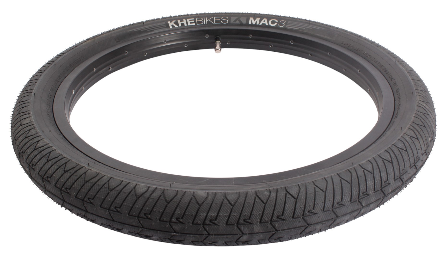 BMX folding tire KHE MAC3 20 inch x 2.40 inch – black