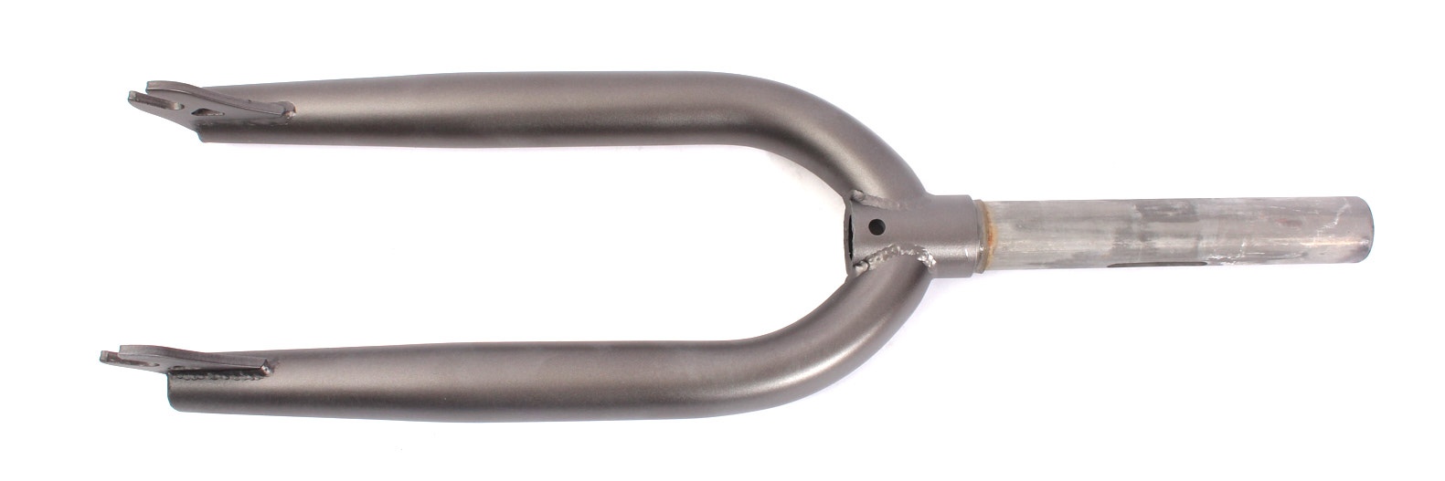 Vorderansicht BMX Gabel Anthrazit grau