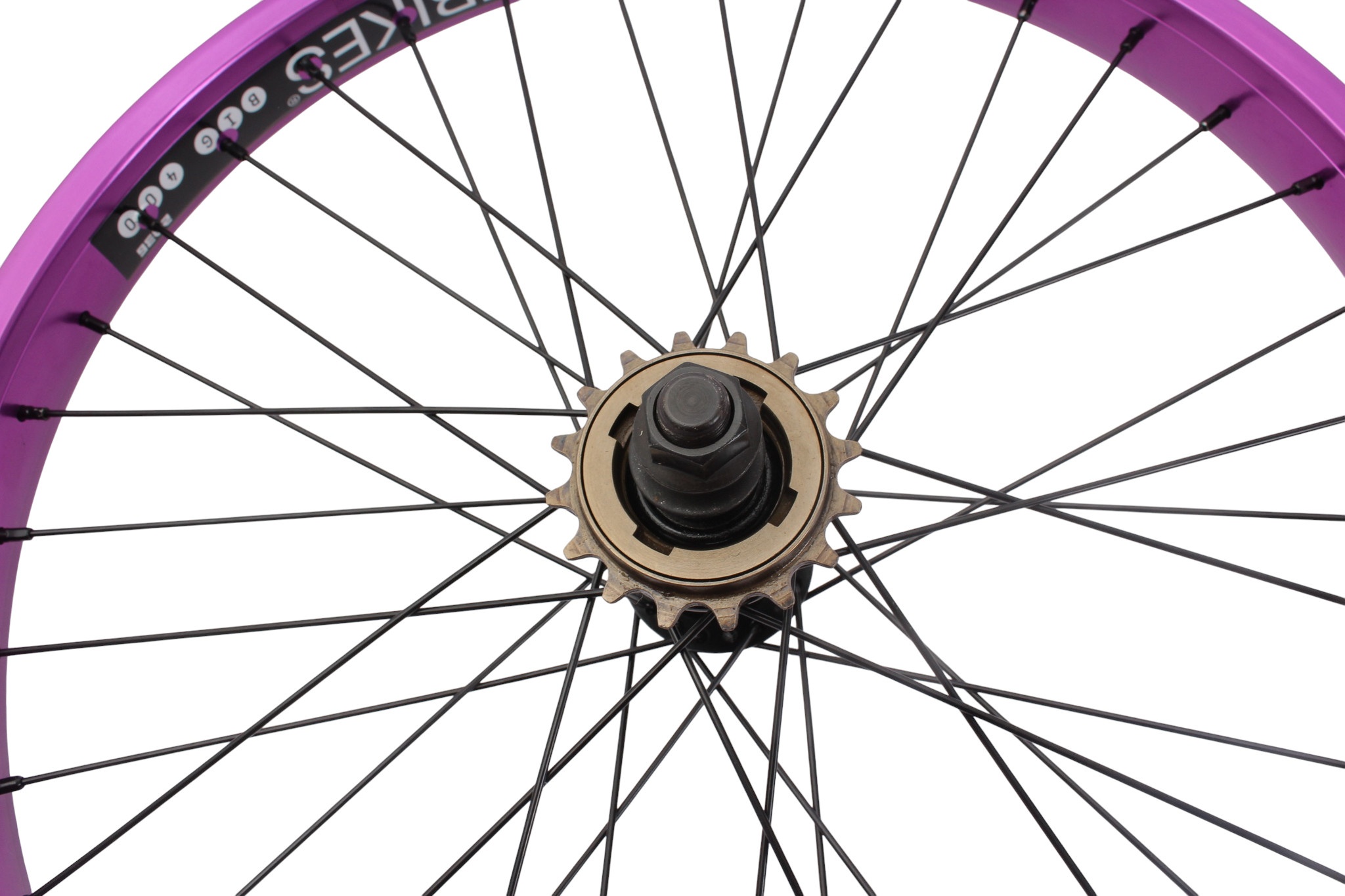 BMX rear wheel KHE PRISM 20 inch purple