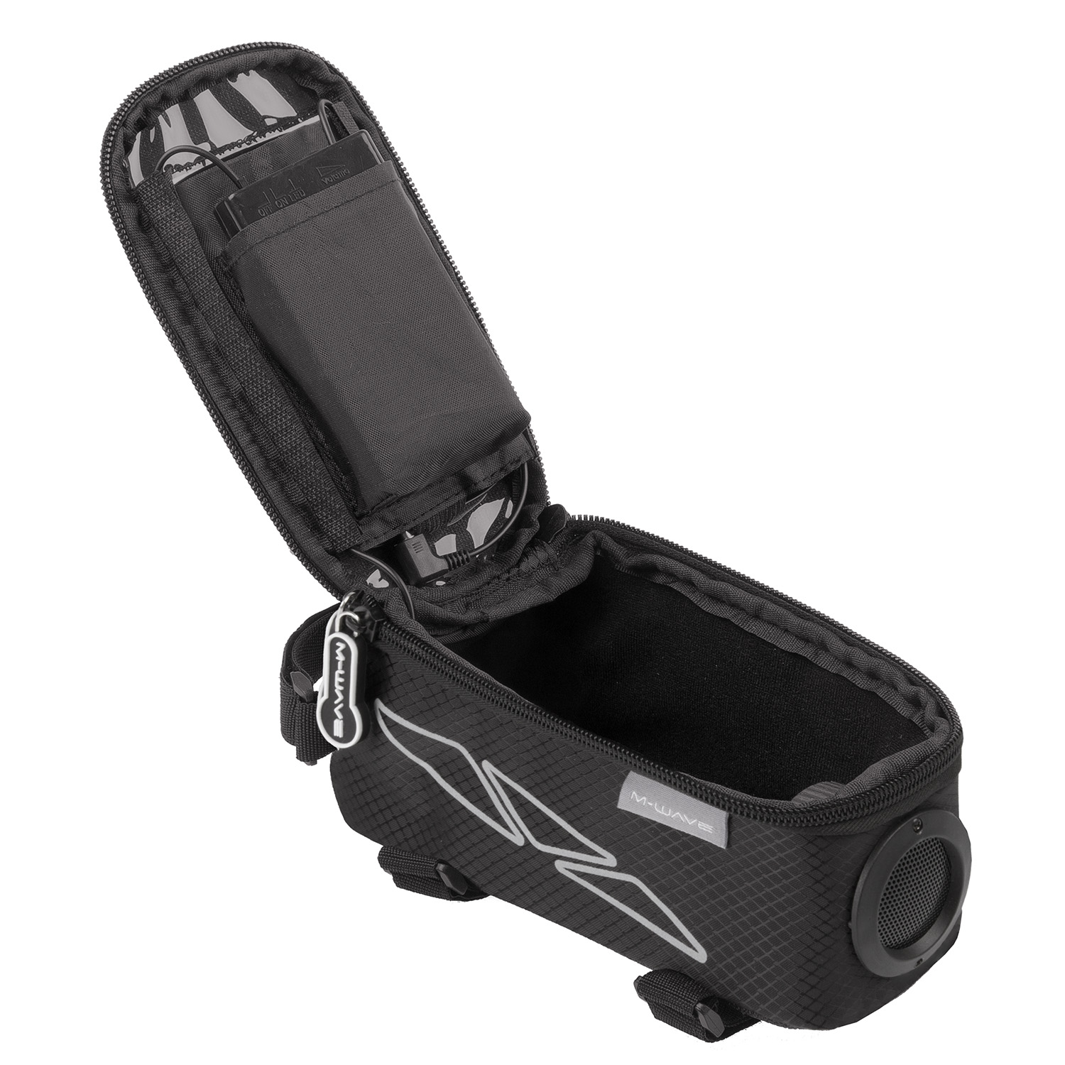 M-WAVE Rotterdam Top Sound Oberrohrtasche schwarz