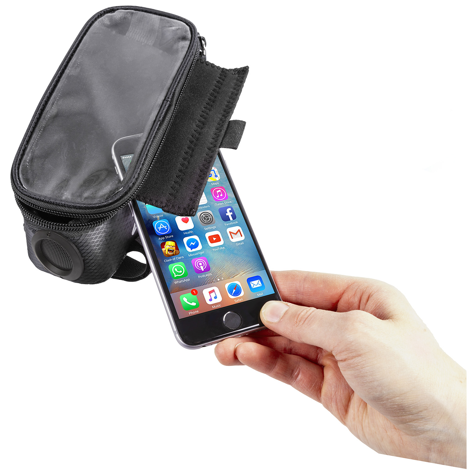 M-WAVE Rotterdam Top Sound Oberrohrtasche schwarz