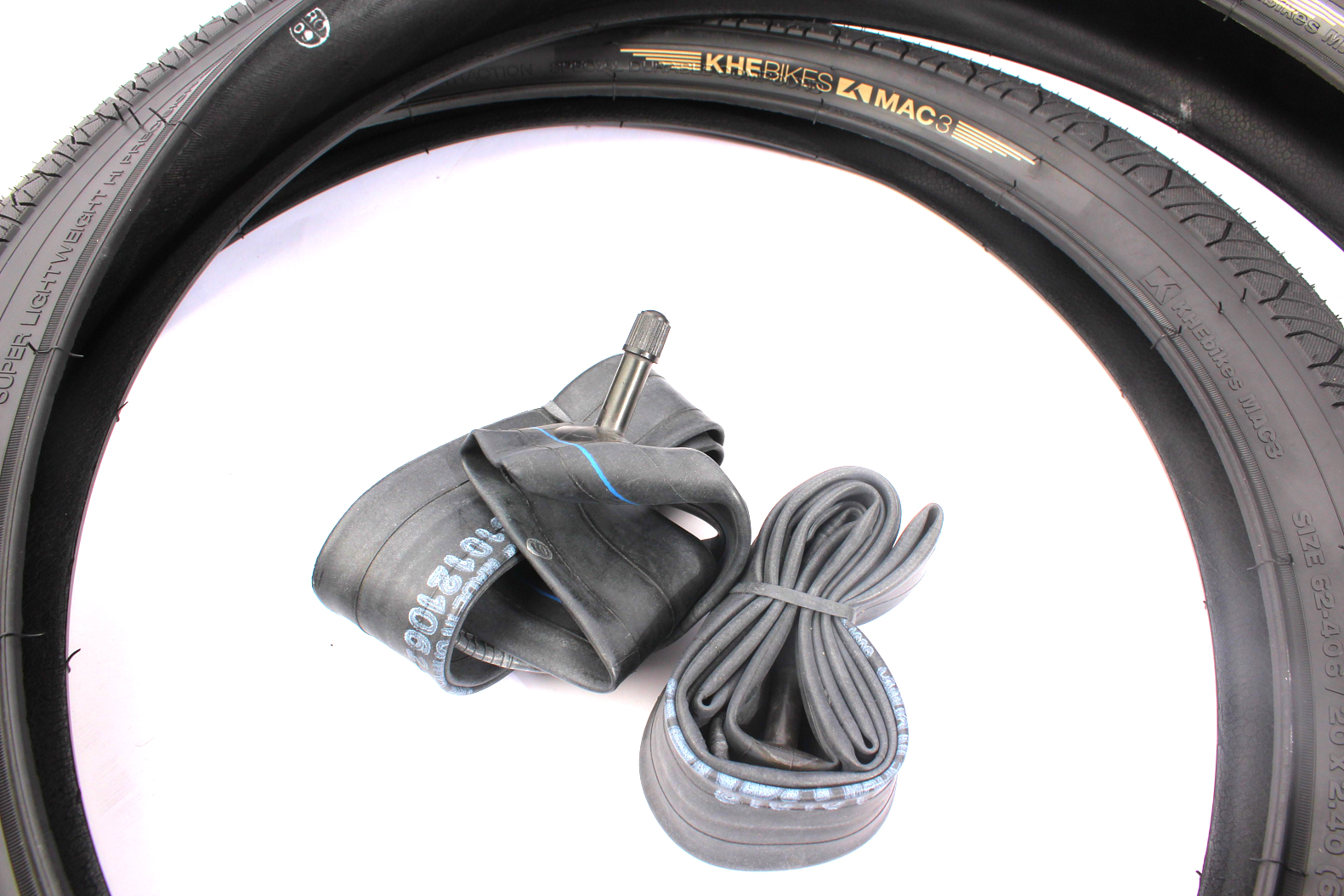 BMX Reifen 2x MAC3 + 2x KHE Twiggy Schlauch
