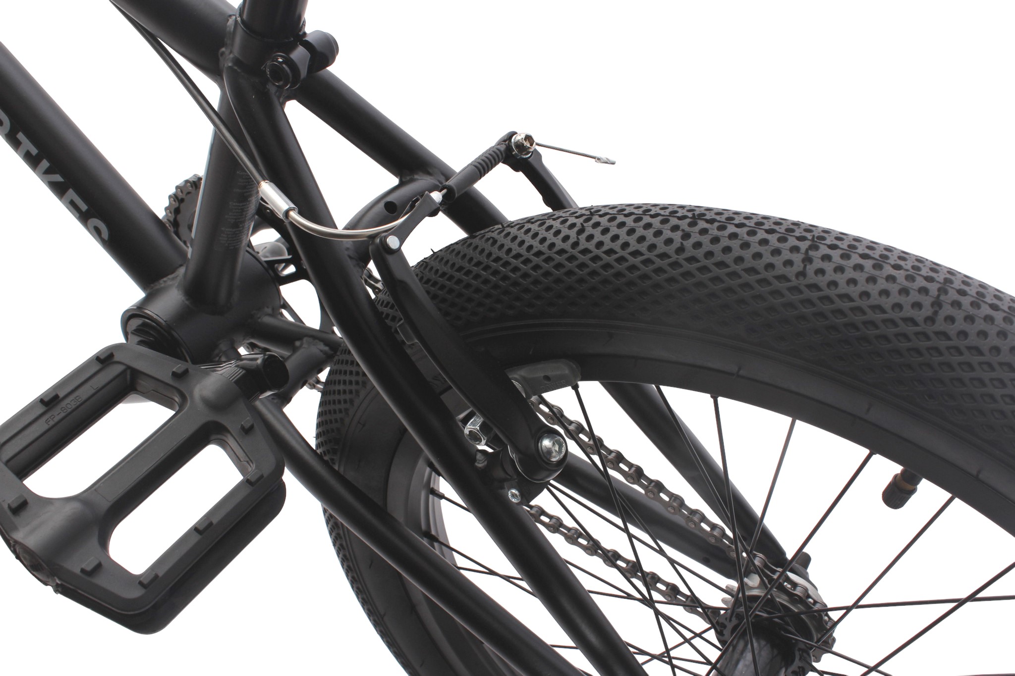 BMX bike KHE PARK 20 inch 24.5 lbs black