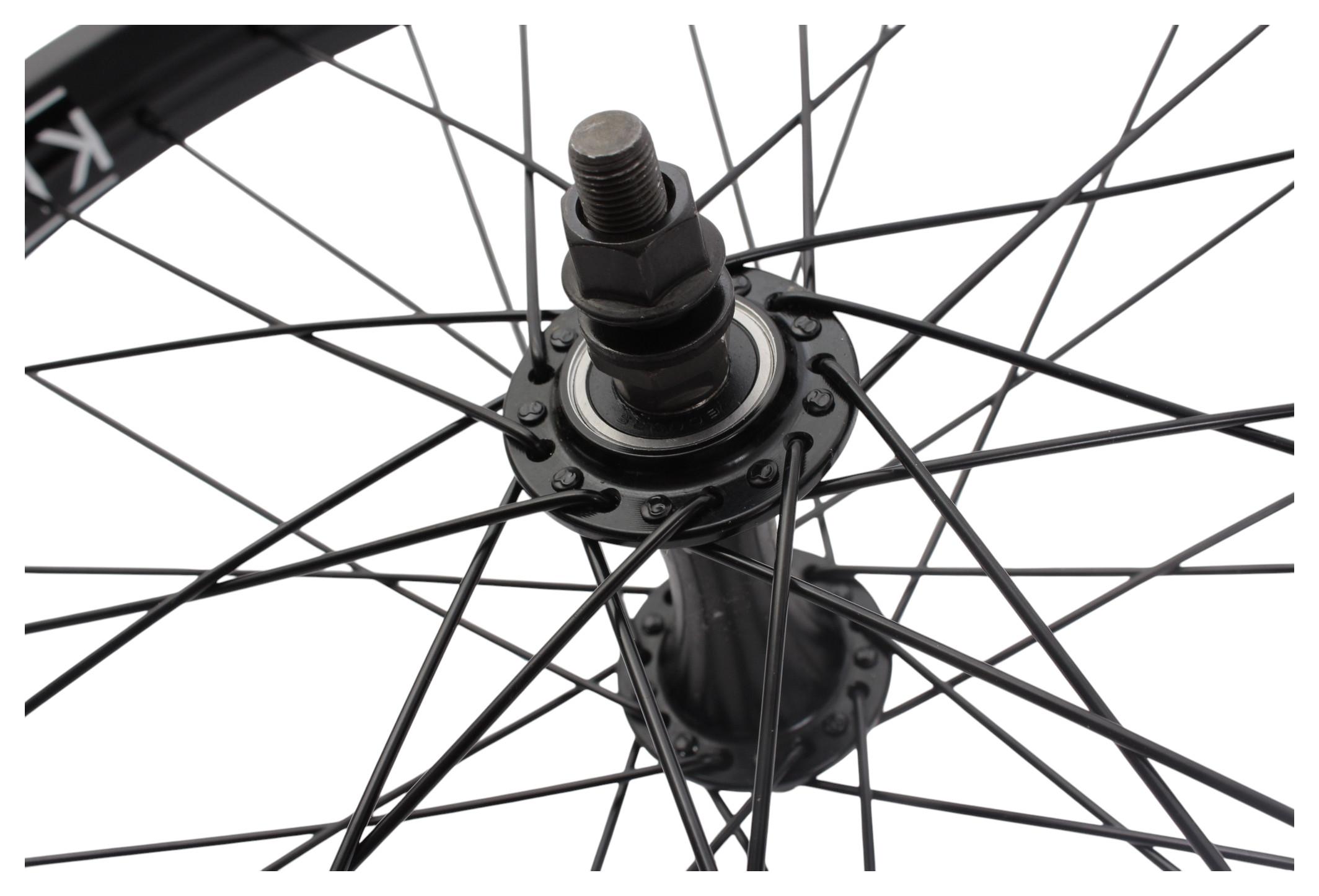 BMX front wheel KHE MVP DD 10 mm black
