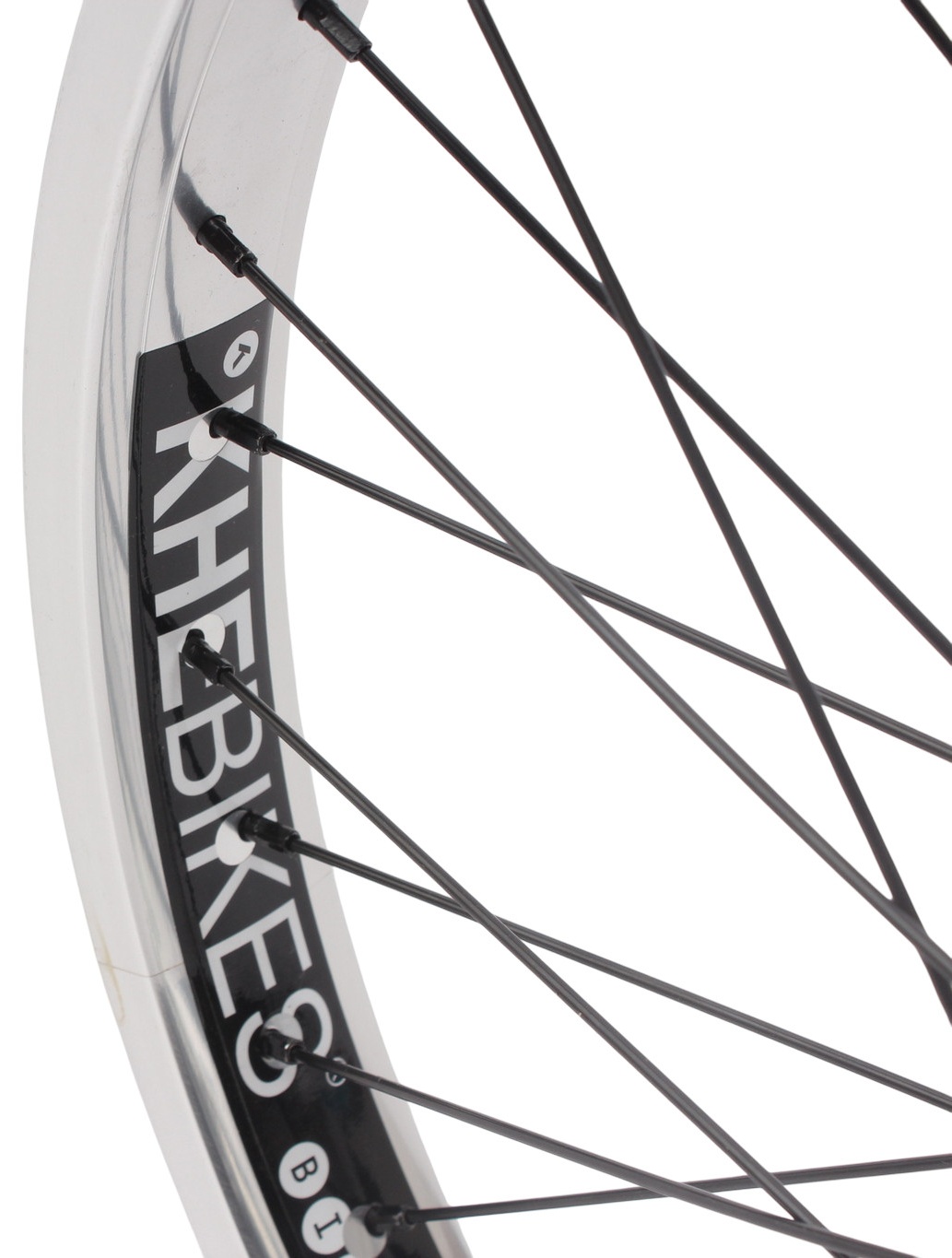 BMX rear wheel KHE PRISM 20 inch silver