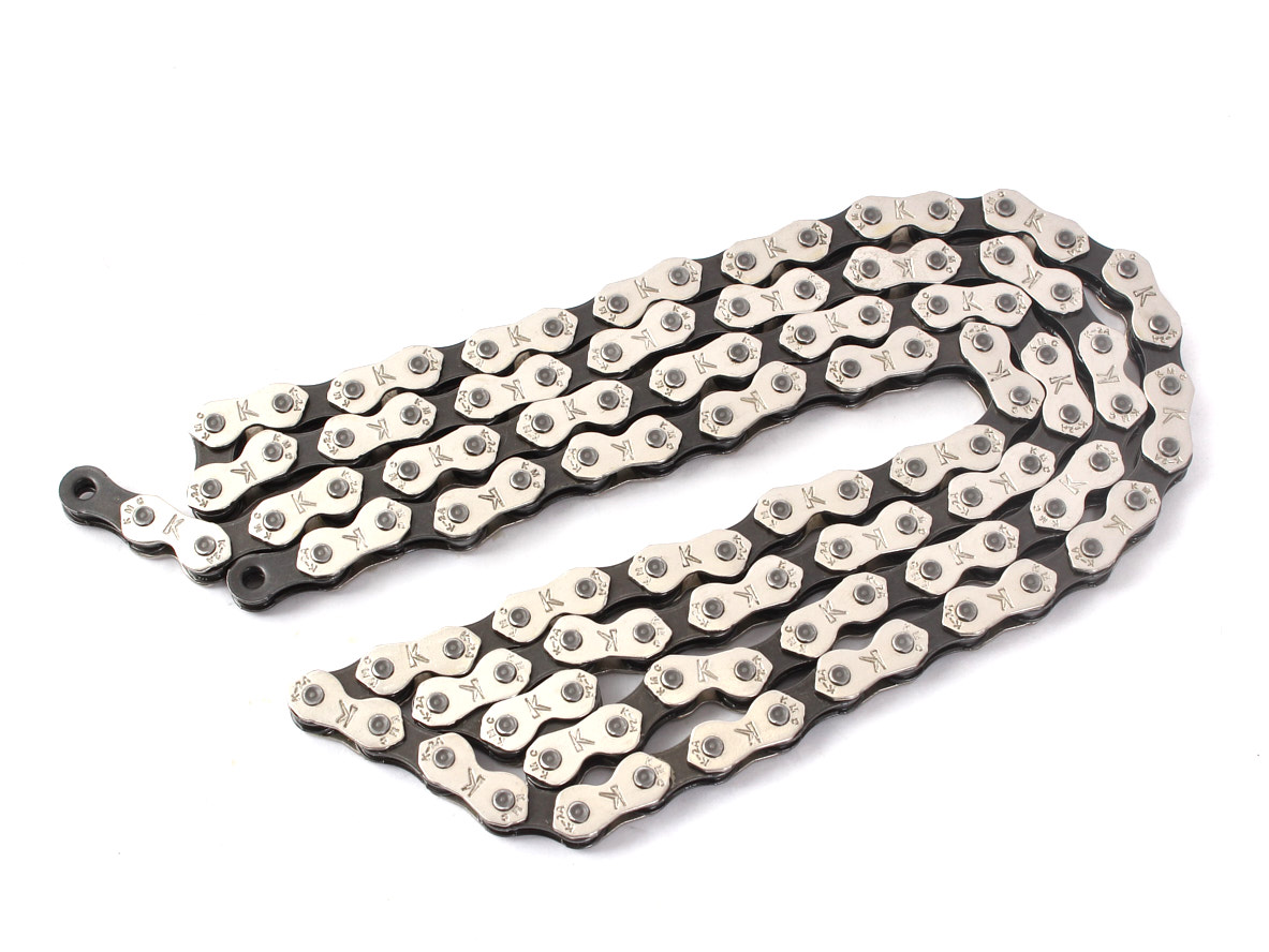 Silberne 1/2" x 1/8" Kette mit eingraviertem K Logo Silberne 1/2" x 1/8" Kette mit eingraviertem K Logo