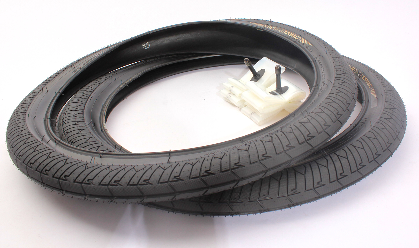 BMX Reifen 2x MAC3 + 2x Schwalbe Aerothan Schlauch