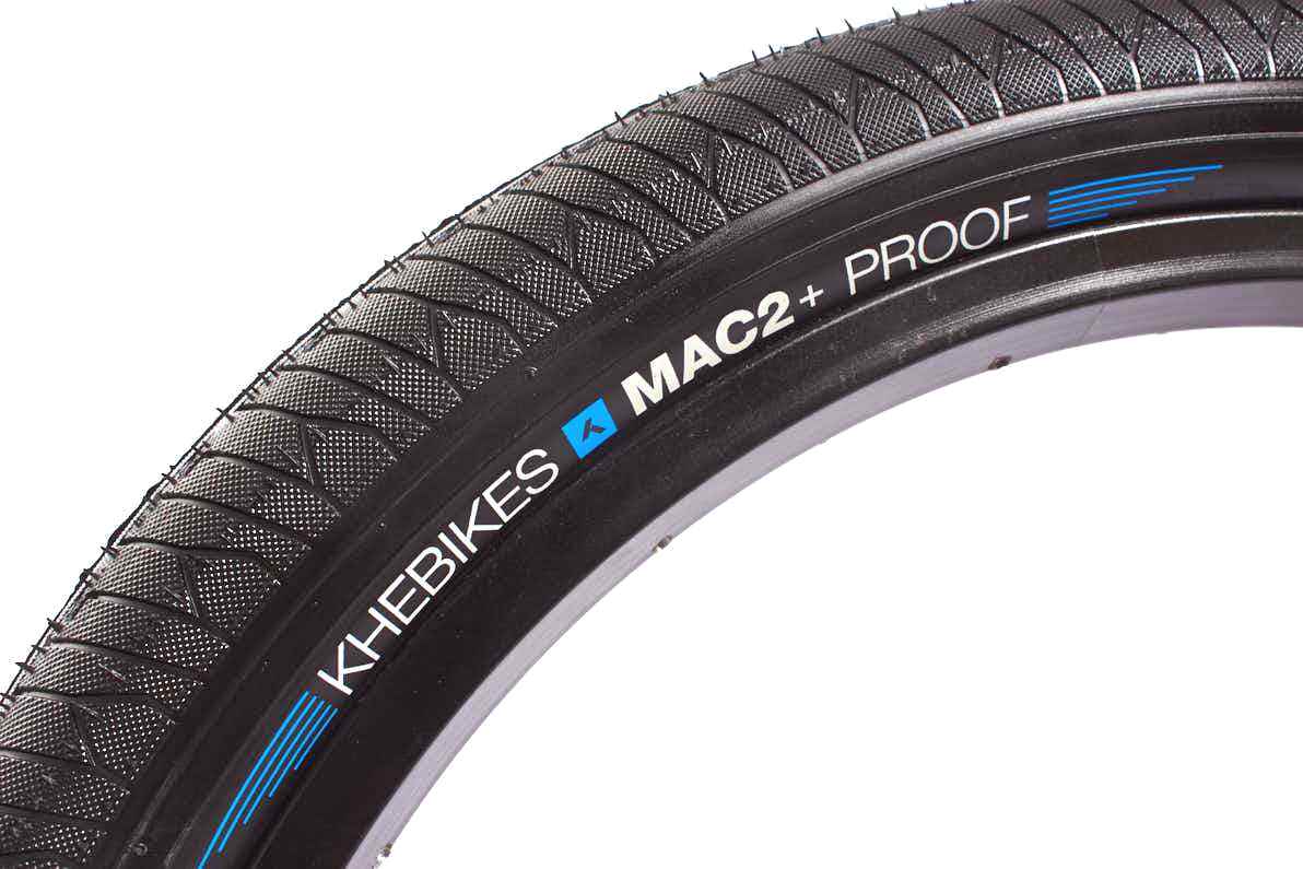 BMX tire set KHE MAC2+ PROOF 20 inch x 2.30 inch + AV inner tube