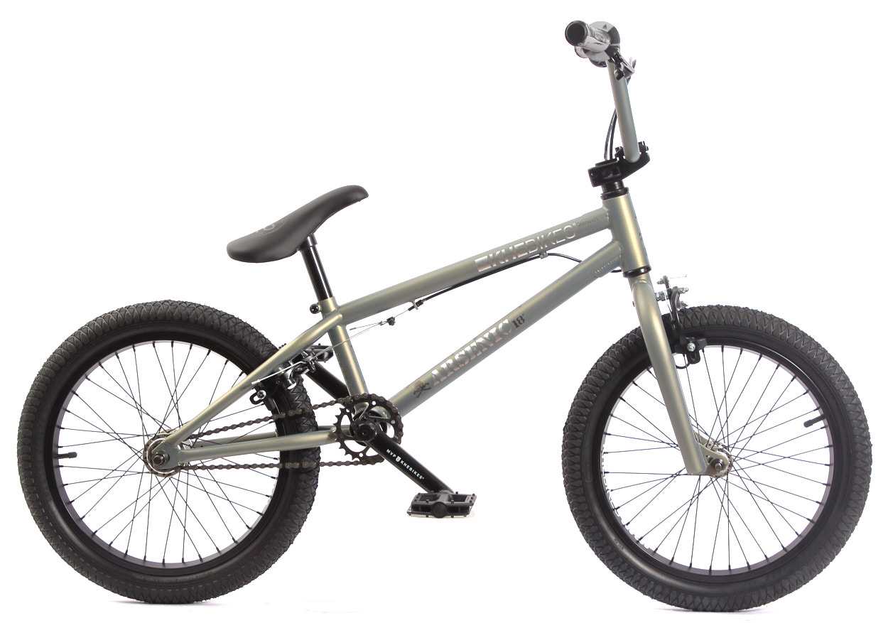 Seitenansicht Arsenic BMX Rad KHEbikes anthrazit grau
