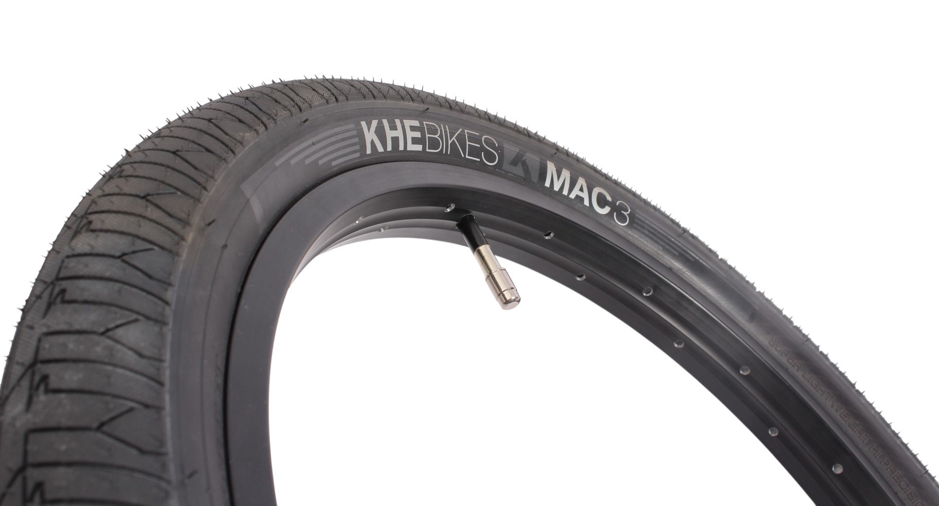 BMX folding tire KHE MAC3 20 inch x 2.40 inch – black