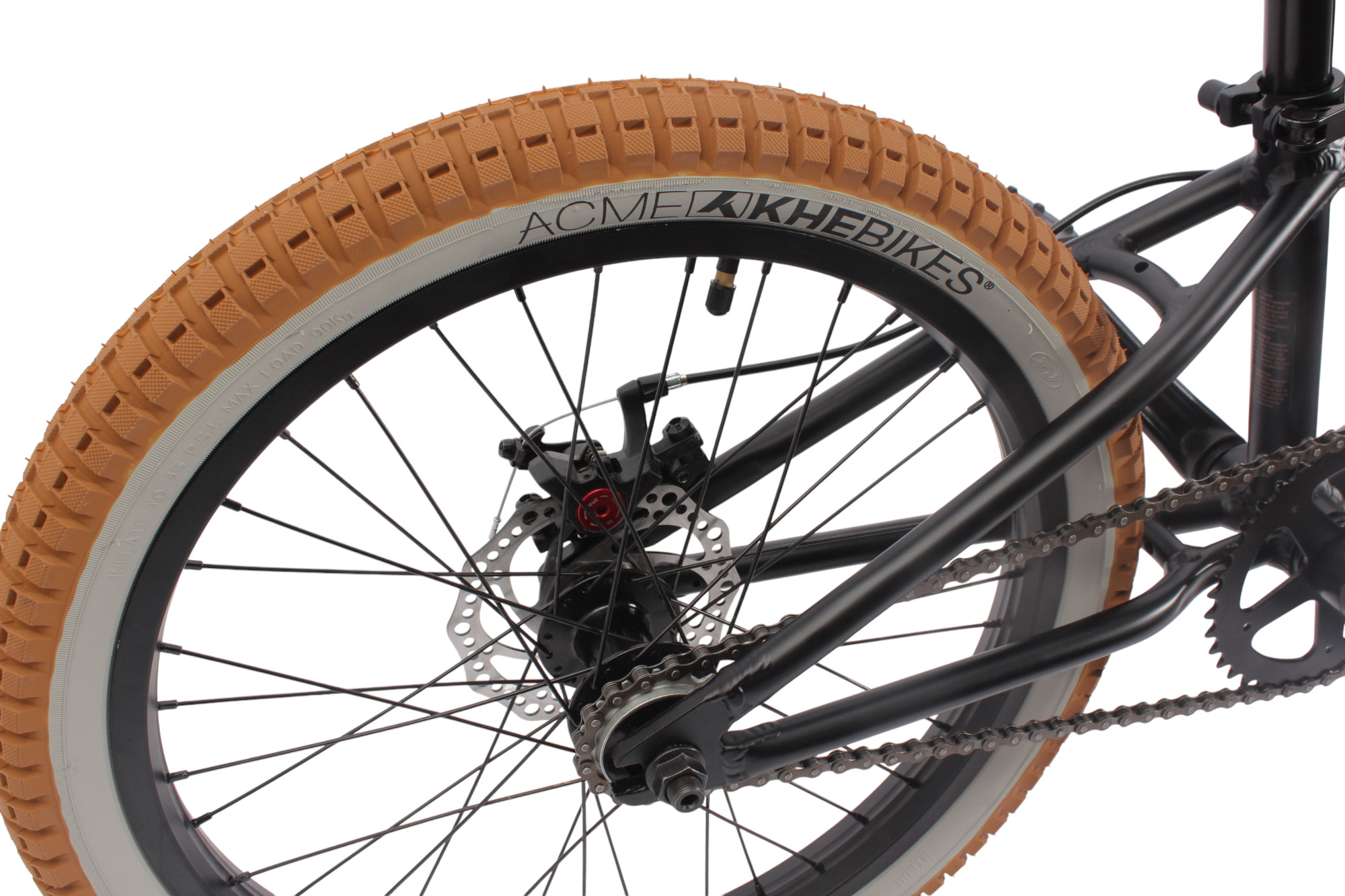 BMX Bike Aluminum KHE BLACK JACK AL 20 Inch 10kg