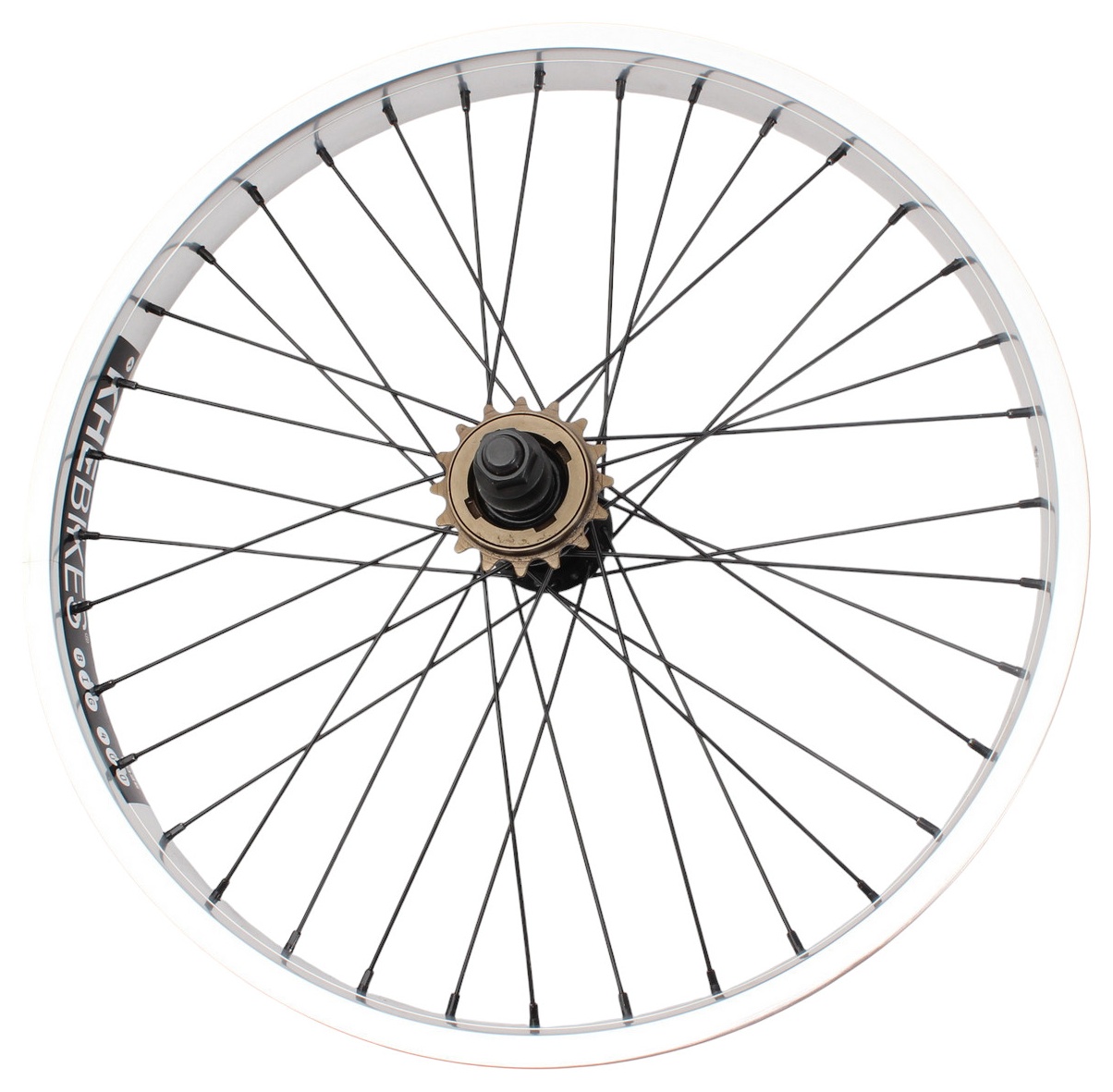 BMX rear wheel KHE PRISM 20 inch silver