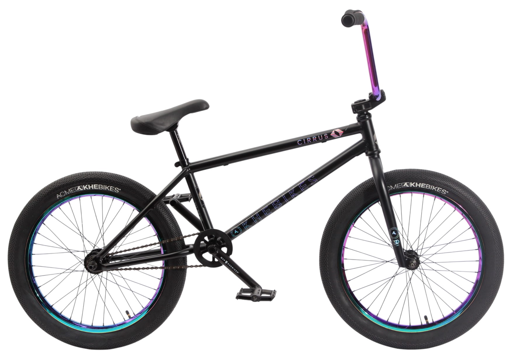 BMX Bike KHE CIRRUS PRO FC 20 Inch Black 10,2kg