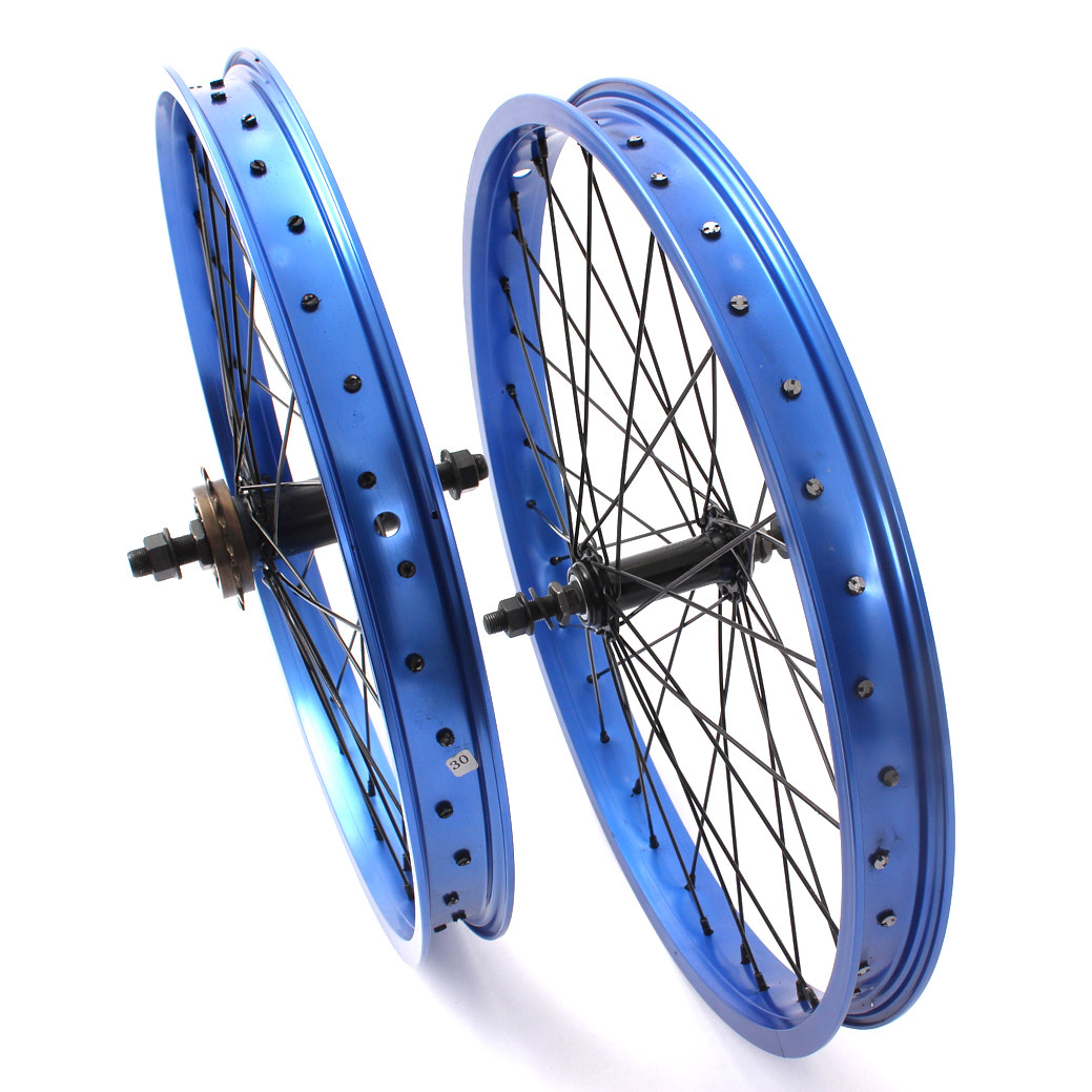 BMX Laufradsatz KHE PRISM 20 Zoll blau