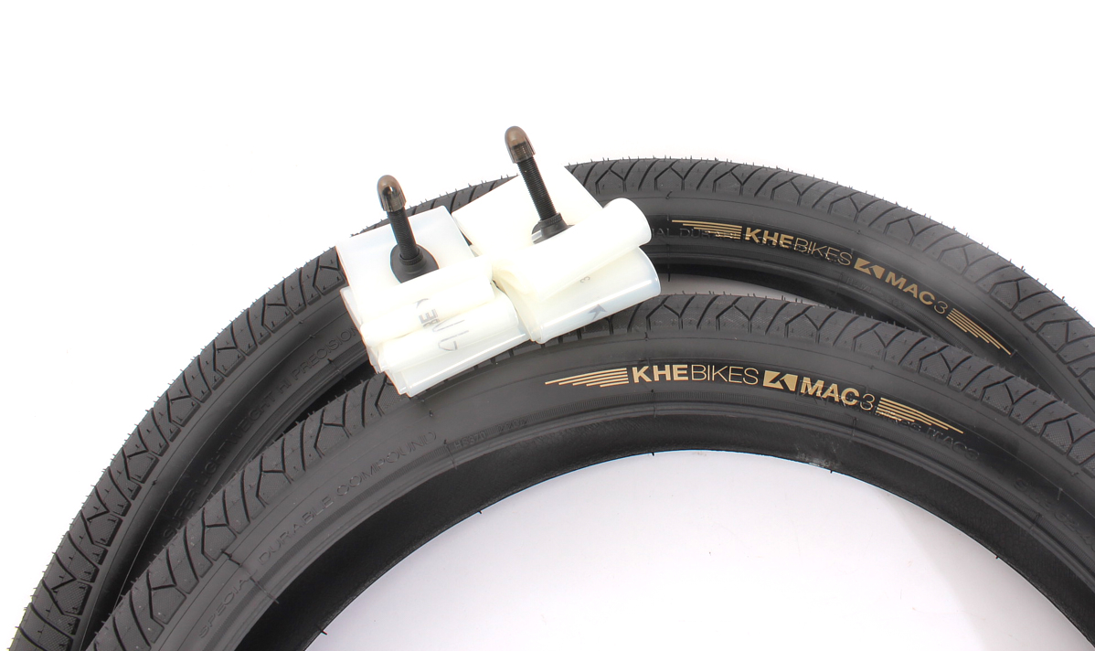 BMX Reifen 2x MAC3 + 2x Schwalbe Aerothan Schlauch