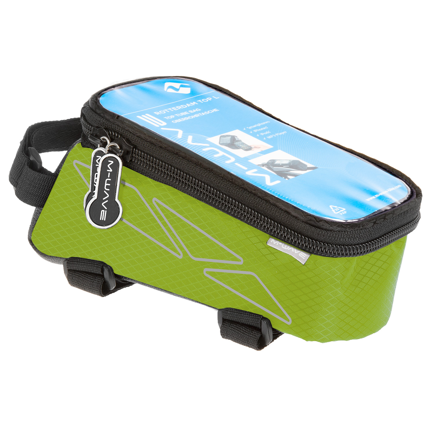 M-WAVE Rotterdam Top L Oberrohrtasche Grün