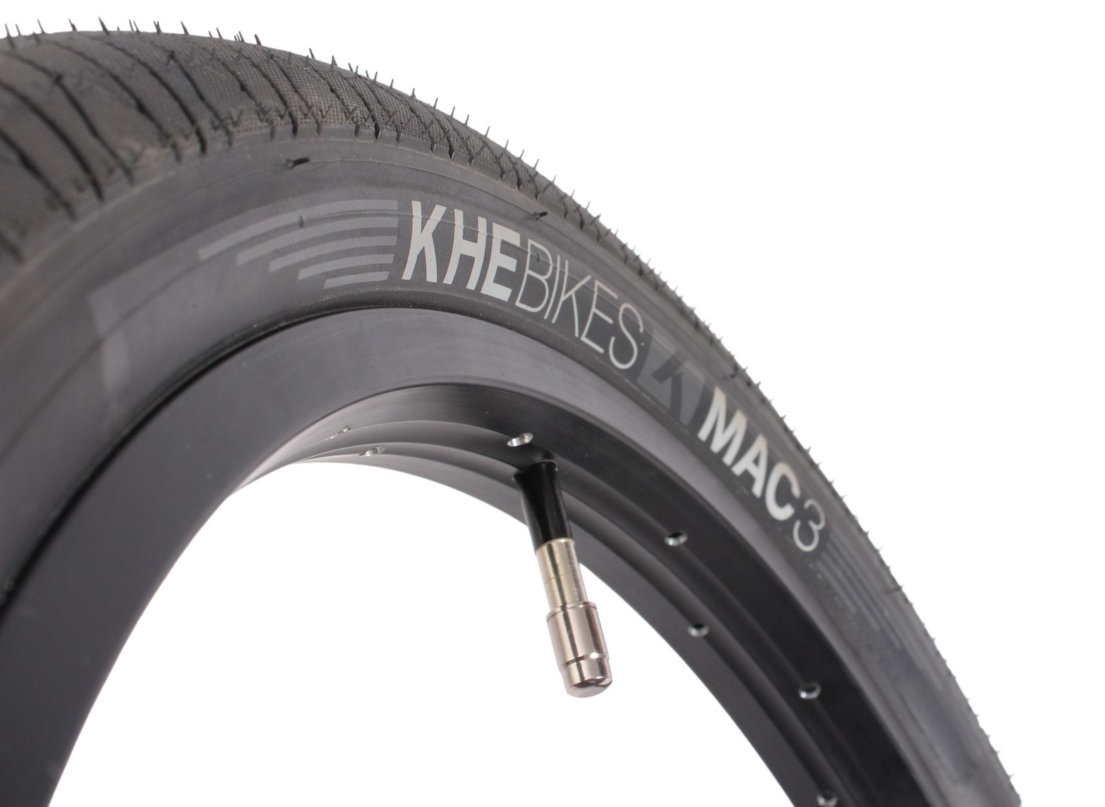 BMX folding tire KHE MAC3 20 inch x 2.40 inch – black