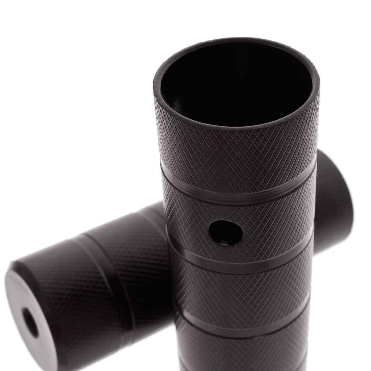 Ansicht von oben KHEbikes Peg schwarz für 10mm Achsen